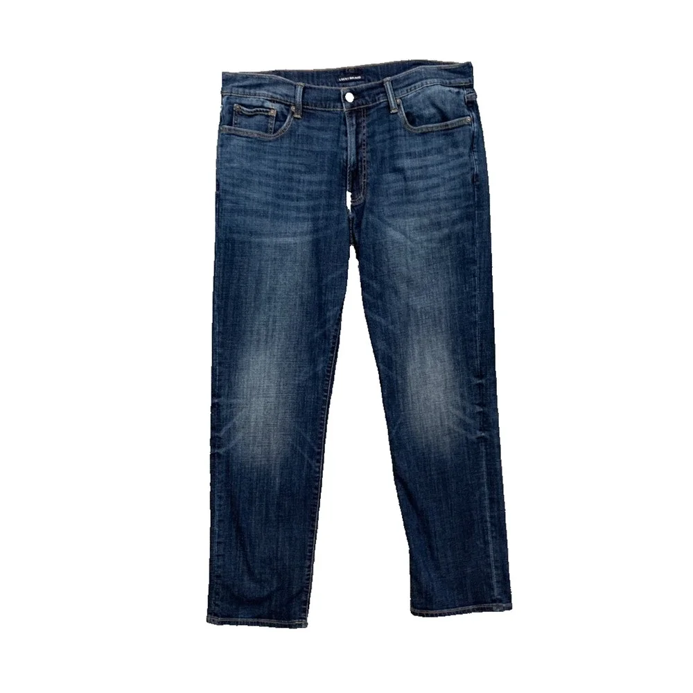 Lucky Brand Jeans Mens 36 Blue Vintage Straight Coolmax Stretch Cotton Lyocell